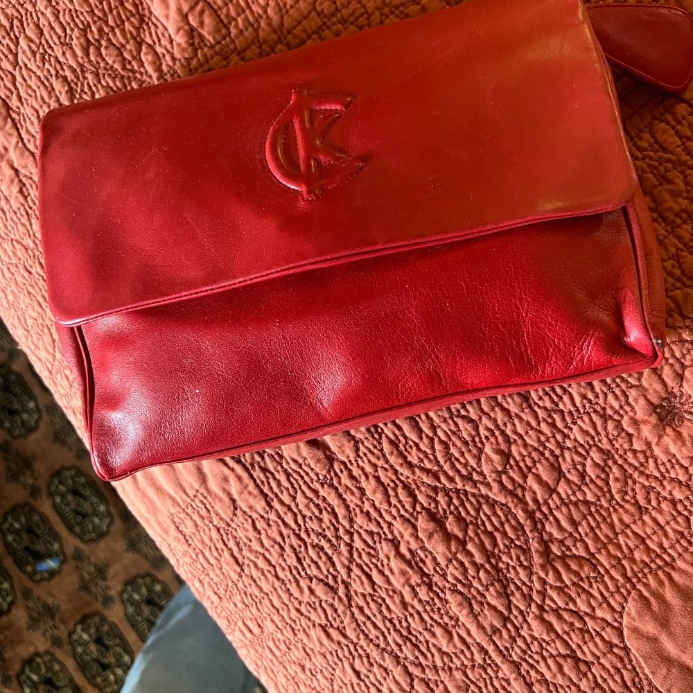 Vintage pre-1980 Calvin Klein purse/clutch with removable strap - Picture 1 of 7